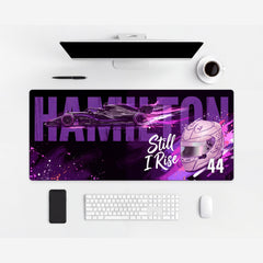 Lewis Hamilton Pink Helmet Mouse Mat
