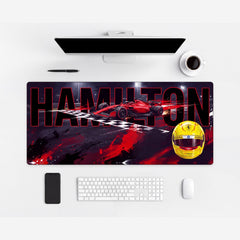 Lewis Hamilton First Win in Red Mouse Mat