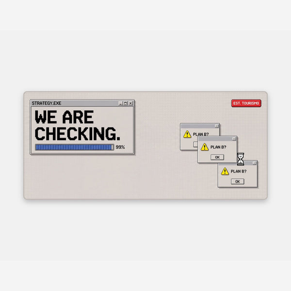 Charles Leclerc We Are Checking Mouse Mat — flat view of the mat.