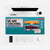 Garage.exe Monaco Grand Prix Mouse Mat — on a light-coloured desk.