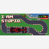 Leclerc 16-Bit Pixel Art Mouse Mat — close-up of the printed design.