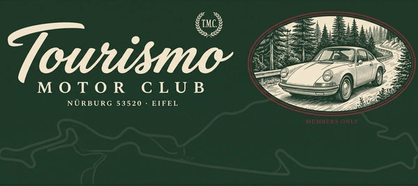 Mouse Pad Eifel Tourismo Motor Club, close-up of the printed design