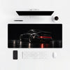 Mouse Pad Porsche 930 Turbo, on a light desk with computer, keyboard and mouse
