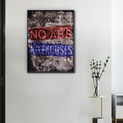 Automotive Canvas "No ABS, No Excuses"