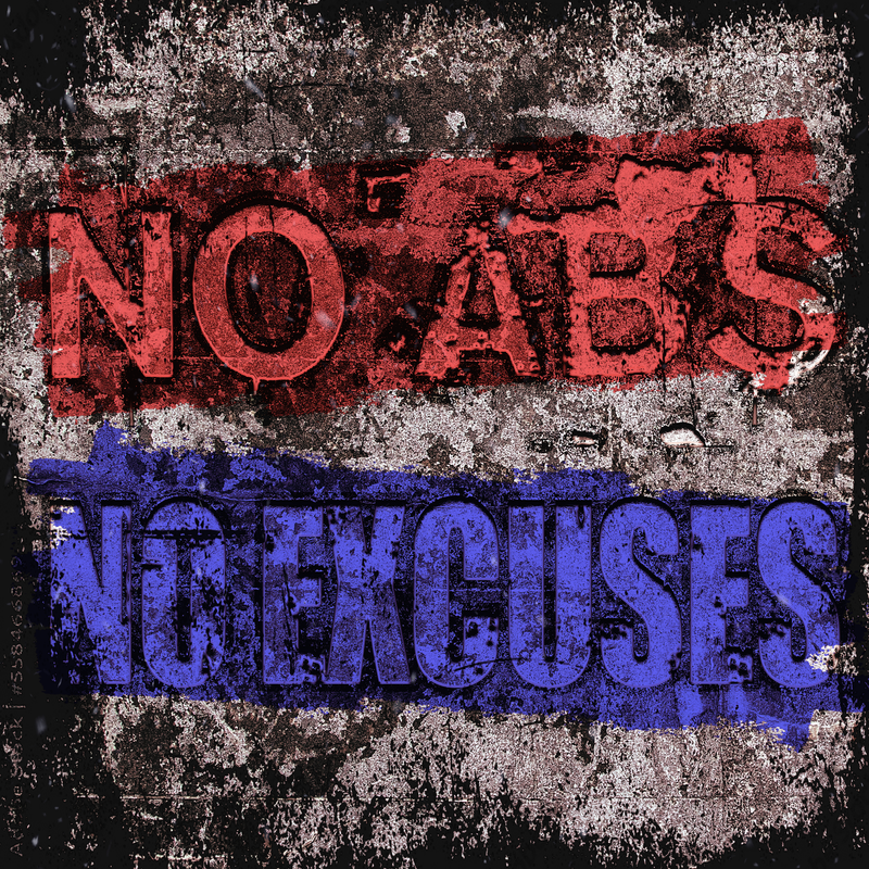 Automotive Canvas "No ABS, No Excuses", view 2