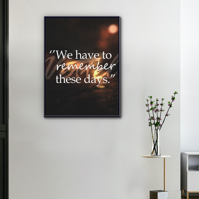Canvas "We Have to Remember These Days – Sebastian Vettel", view 1