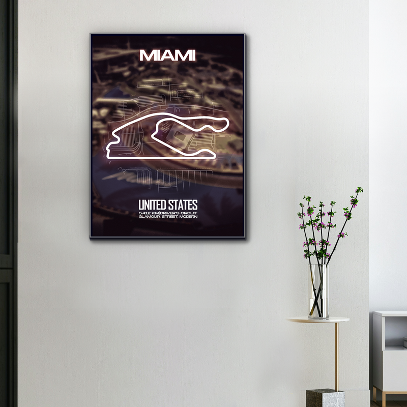 Miami F1 Circuit Canvas, view 1