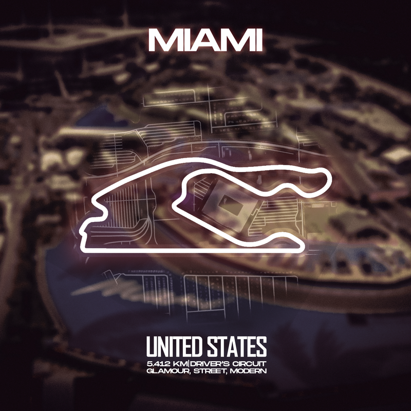 Miami F1 Circuit Canvas, view 2