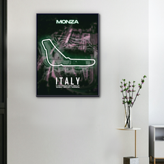 Monza Italy F1 Circuit Canvas