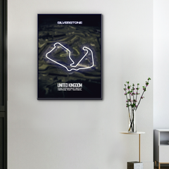 Silverstone United Kingdom F1 Circuit Canvas
