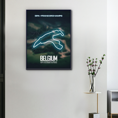 Spa-Francorchamps Belgium F1 Circuit Canvas