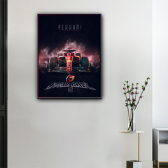 Ferrari Charles Leclerc F1 Canvas