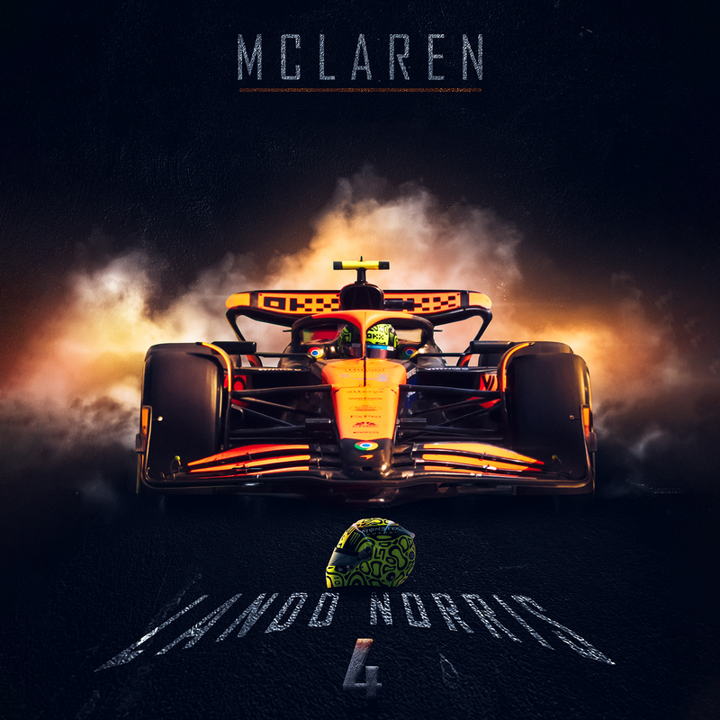 Lando Norris F1 Canvas, view 2