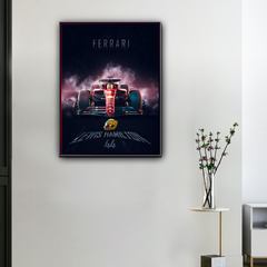 Lewis Hamilton F1 Canvas