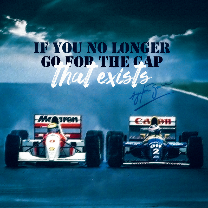 F1 Canvas Ayrton Senna All or Nothing, view 2