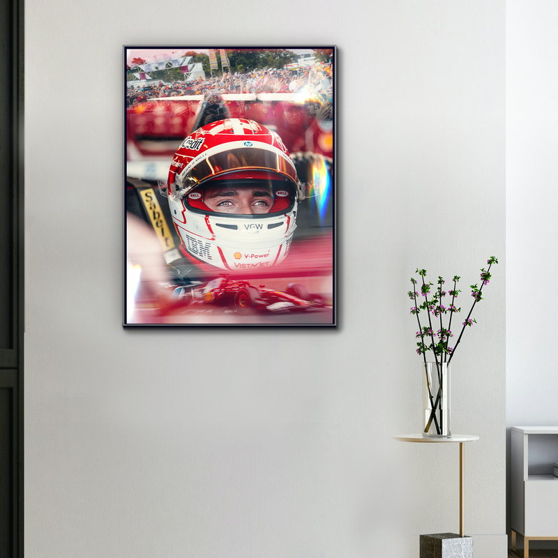 F1 In Charles Leclerc's Eyes Canvas, view 1