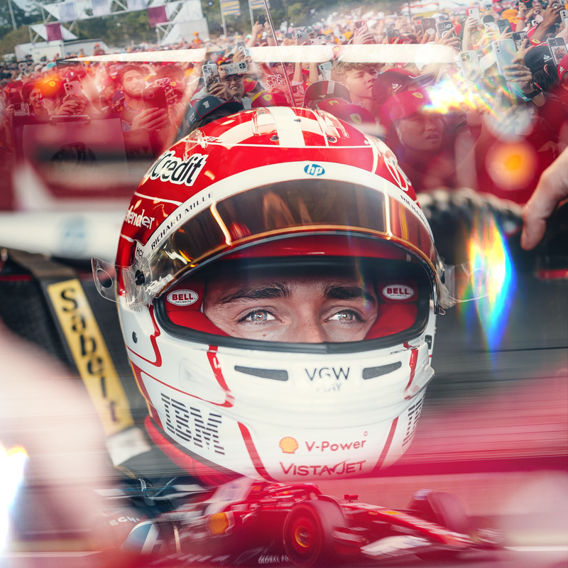 F1 In Charles Leclerc's Eyes Canvas, view 2