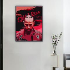 F1 Canvas Lewis Hamilton I Will Always Rise Again