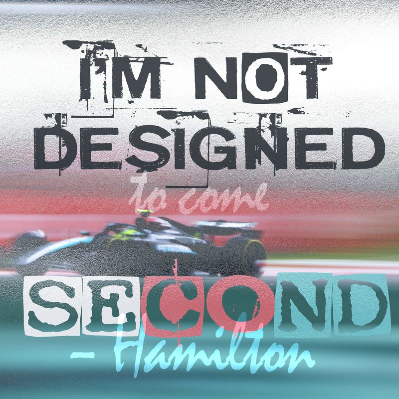 F1 Canvas Hamilton – I’m Not Designed to Come Second, view 2