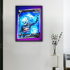 F1 Max Verstappen Legendary Card Canvas