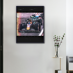 F1 Canvas Max Verstappen The Boldness of the First Turn