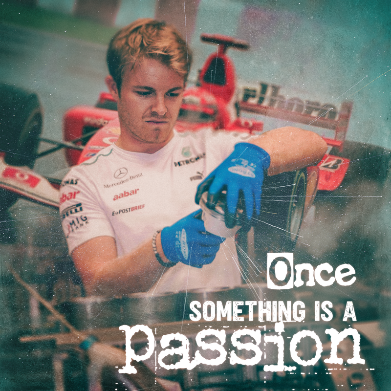 F1 Nico Rosberg The Master's Shadow Canvas, view 2