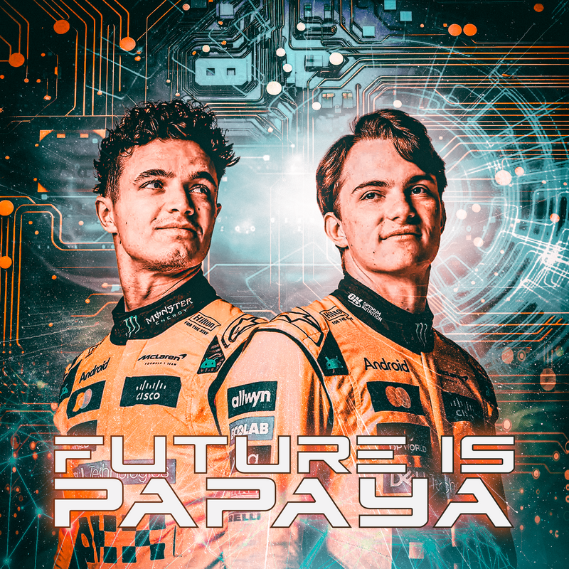 F1 Canvas Norris x Piastri McLaren Team, view 2