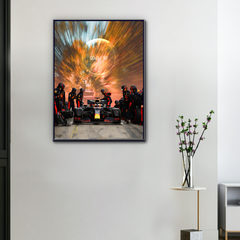 F1 Canvas Verstappen x Red Bull A Second to Rule