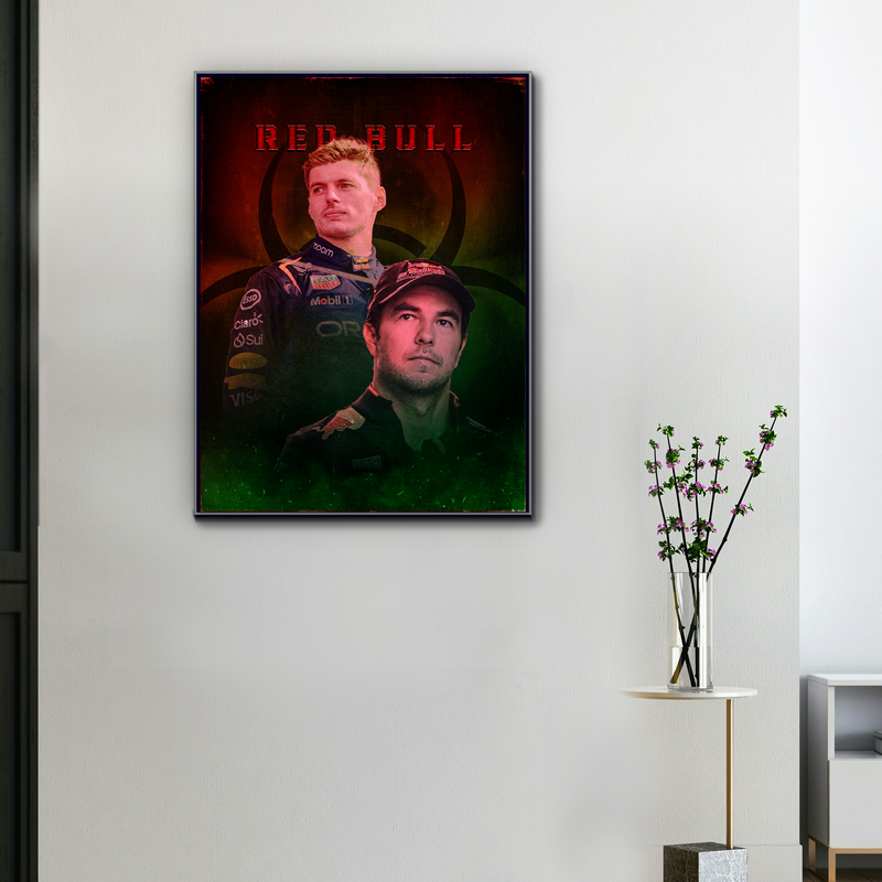 F1 Canvas Max Verstappen x Sergio Pérez, view 1