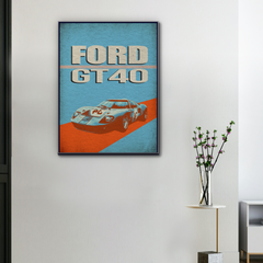 Ford GT40 Canvas – Gulf Legacy