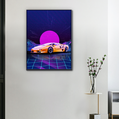 Lamborghini Canvas – Sunset SV