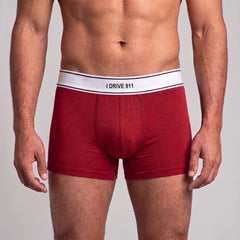 Personalised I DRIVE Boxer Briefs, red