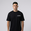 T-shirt BMW M4 Night Run noir vue de face avec logo Tourismo Clothing sur la poitrine