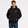 Sweat F1 Ayrton Senna Signature noir vu de face en plan rapproché avec logo Tourismo