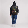Sweat F1 Isack Hadjar Signature noir porté de dos en plan large