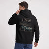 Jaguar D-Type Le Mans N°6: Born for Le Mans Sweatshirt, black, worn, back view