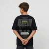 T-shirt enfant Lamborghini Revuelto noir dos, design full-back REVUELTO, Tourismo Clothing