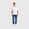 T-shirt Bentley Blower The Art Of Adventure blanc vu de face en plan large avec logo Tourismo