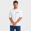 T-shirt Bentley Blower The Art Of Adventure blanc vu de face en plan rapproché avec logo Tourismo