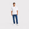 T-shirt Chevrolet Camaro 1969 Street Hunter blanc vu de face en plan large avec logo Tourismo