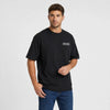 T-shirt Datsun 240Z noir vu de face en plan rapproché avec logo Tourismo