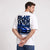 T-shirt Dodge Viper GTS Blue Venom blanc porté de dos