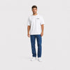 T-shirt F1 Fernando Alonso Signature blanc vu de face en plan large avec logo Tourismo