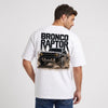 T-shirt Ford Bronco Raptor blanc vu de dos avec design Off-Road