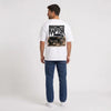 T-shirt Ford Bronco Raptor blanc porté de dos en plan large avec print Off-Road