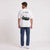 Jaguar D-Type Le Mans N°6: Born for Le Mans T-shirt, white, back view