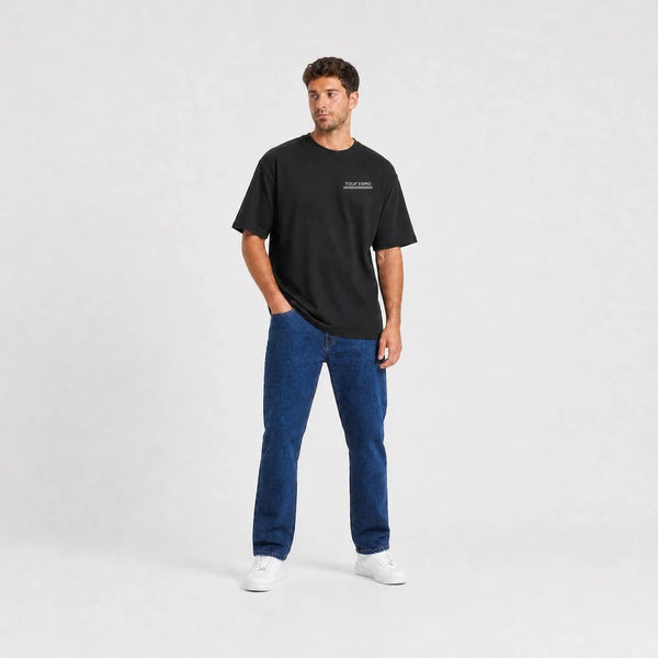 T-shirt Ram Trx Built To Hit Hard noir vu de face en plan large avec logo Tourismo