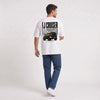 T-shirt Toyota FJ Cruiser Outside All Day blanc vu de dos