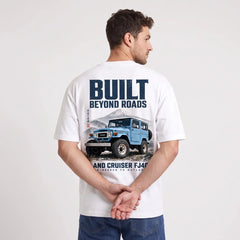 Toyota Land Cruiser FJ40 Built Beyond Roads T-shirt