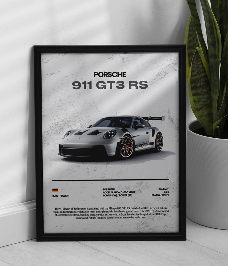 Porsche 911 GT3 RS Poster, view 1
